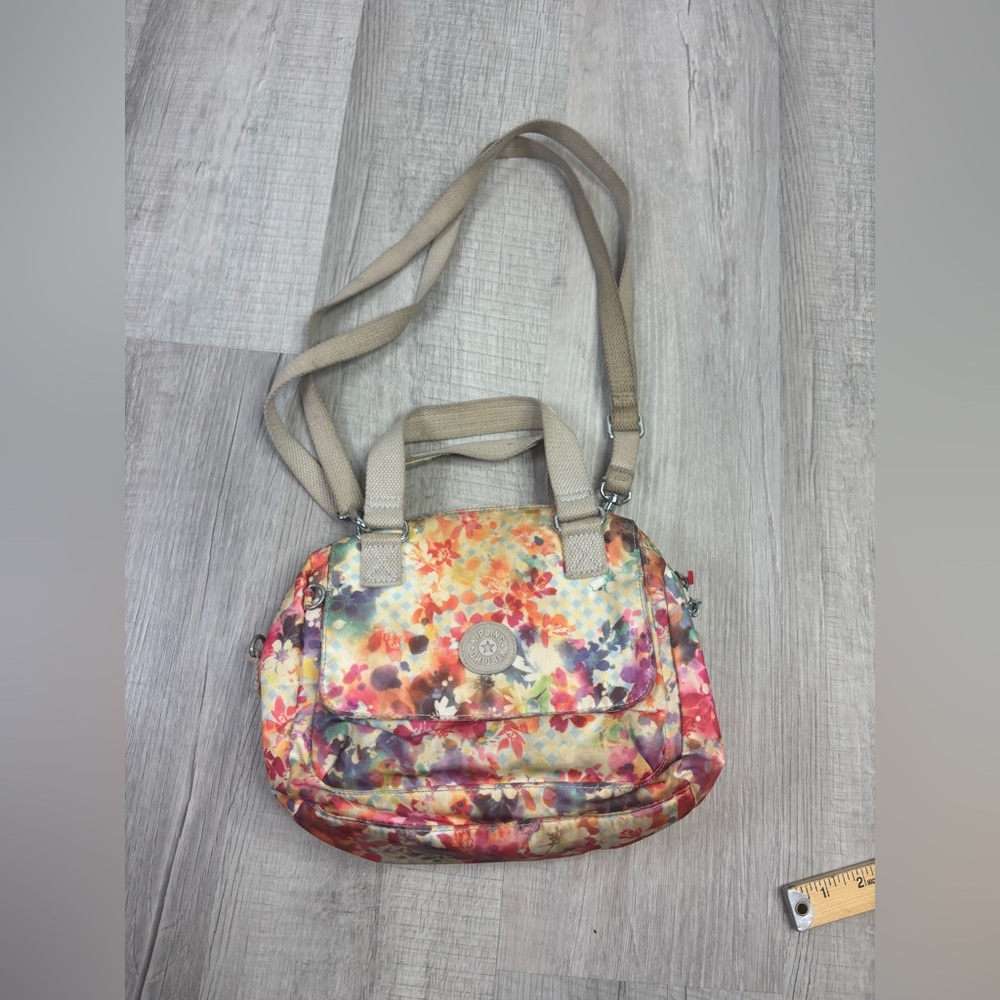 Kipling Floral ZEVA Small Cross-body Bag
